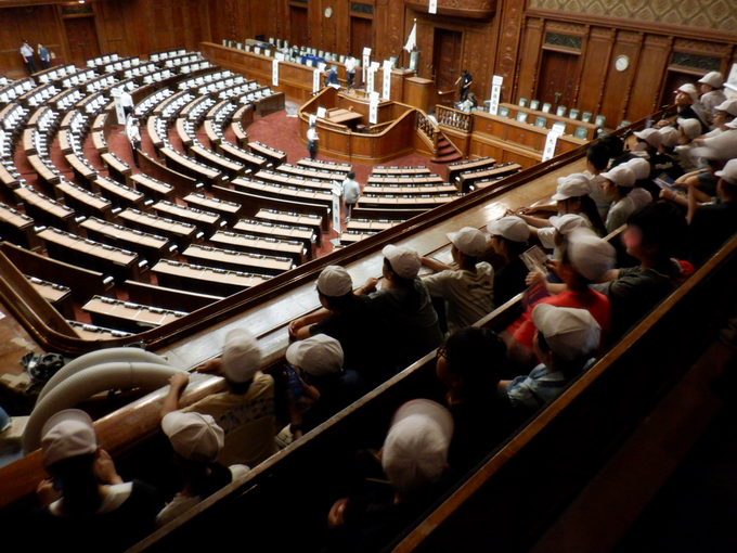 衆議院本会議場も見学