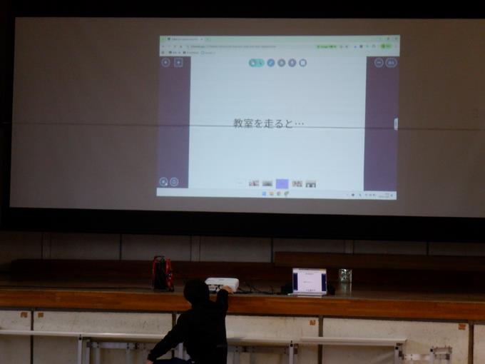 児童会が動画を制作