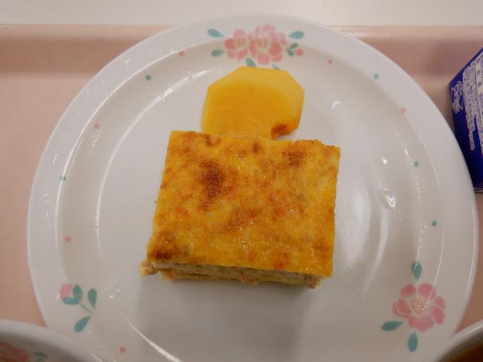 やわらかｼﾞｭｰｼｰのたまご＆甘い柿