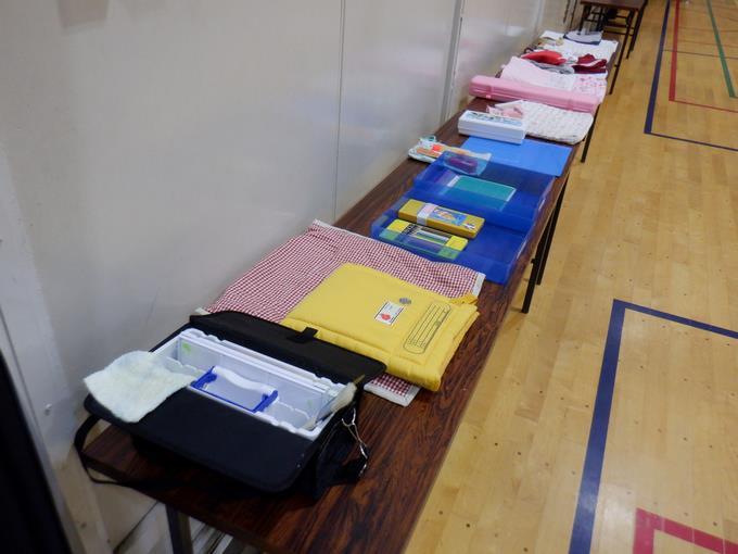 学用品等の見本
