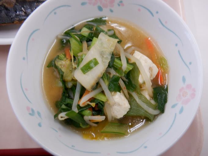 キムチととうふのみそ汁