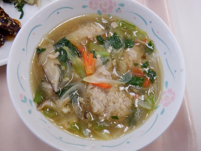 根深ねぎを使ったスープ