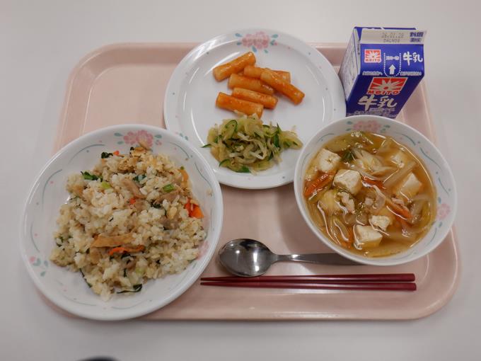 今日は韓国風給食♪