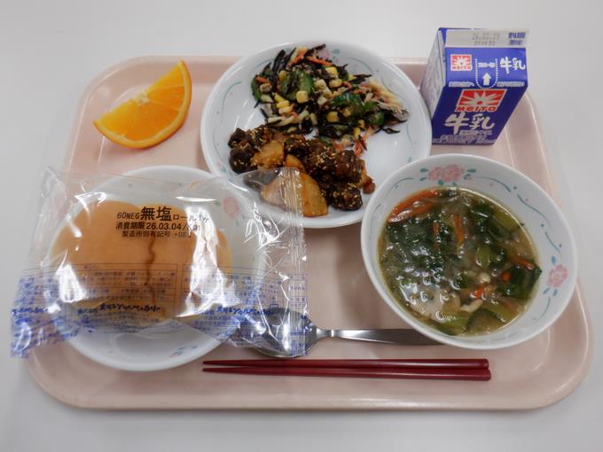 今日はテーブルロール