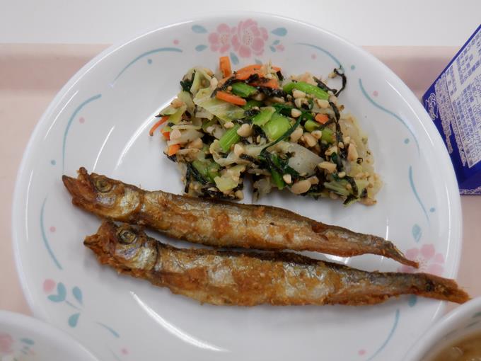 ししゃもと納豆あえ