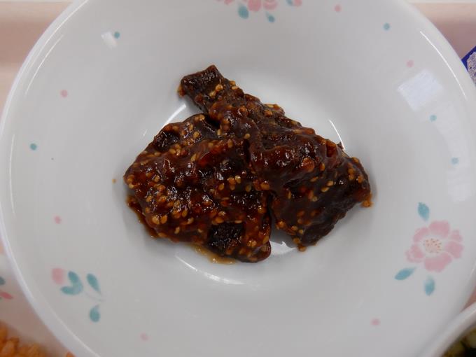 ﾚﾊﾞｰのかわりみそｿｰｽあえ