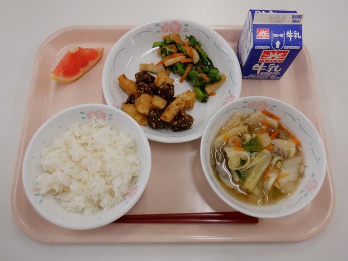 5月13日(水曜日)の給食