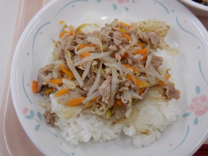 ねぎ塩豚丼