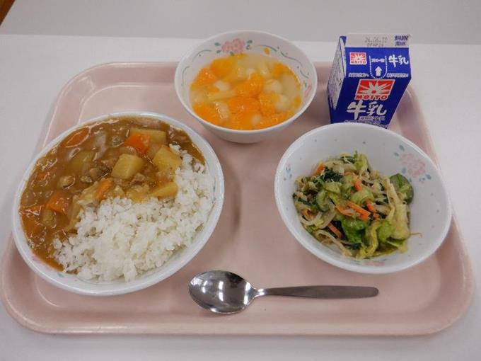 今日の給食