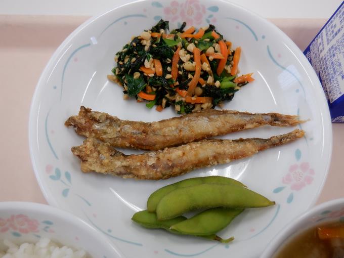 納豆あえ･ししゃも･枝豆