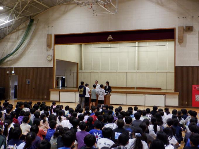 陸上大会の表彰