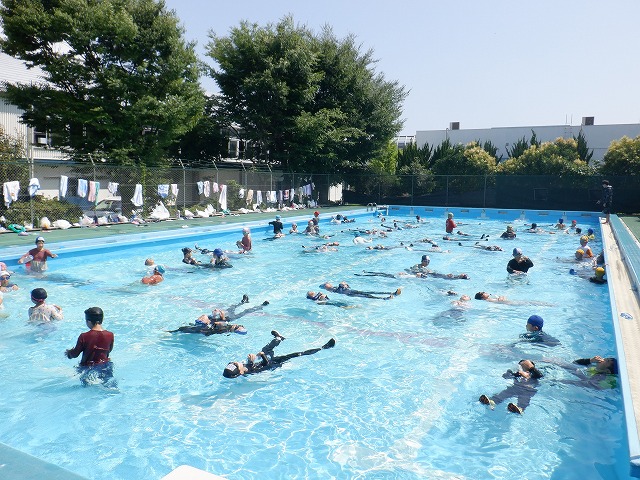 みんな上手に浮けました