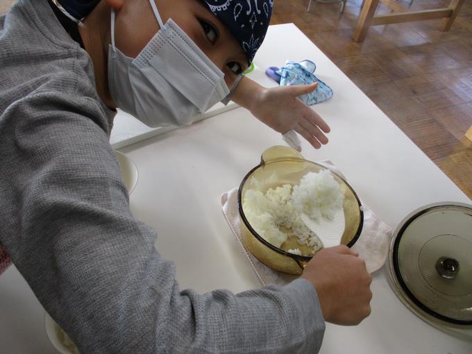 ふっくら炊けたよ