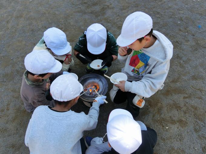 3年七輪焼き体験②