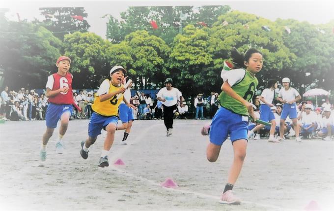 3色対抗リレー