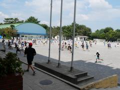 校舎内へ避難