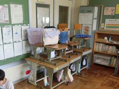 教室のバリケード