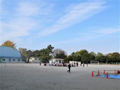 校庭にいる場合
