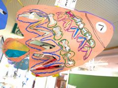 廊下の作品たち