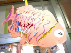 廊下の作品たち