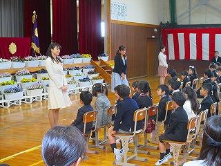 1年生の担任の先生です。