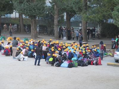 解散式の様子です。
