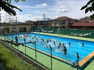 4年生の水慣れの様子