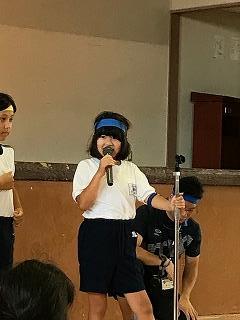 上手に感想発表ができました