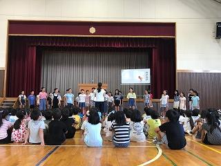 合唱部の発表