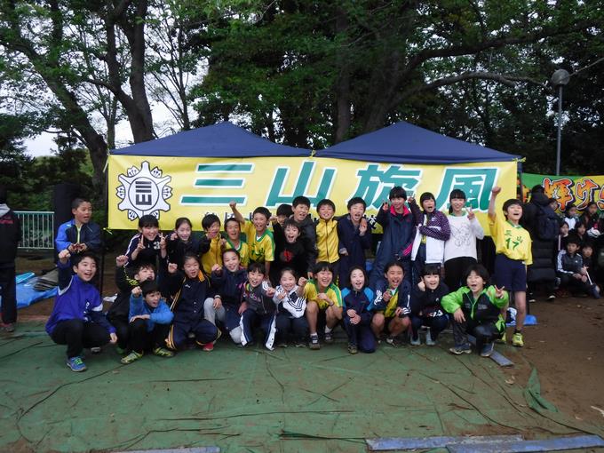 晴れ晴れとした表情の選手たち