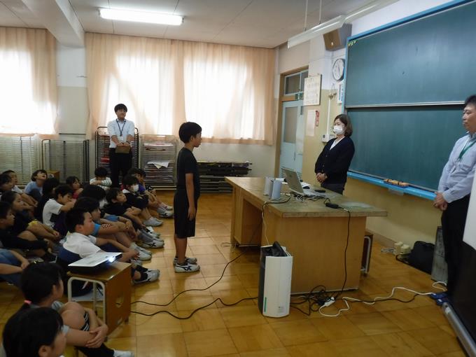 お礼の言葉 立派でした!