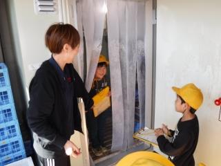 冷凍庫の中の体験までさせていただきました!