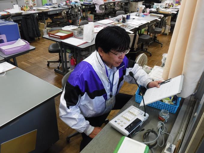 放送による校長先生の話