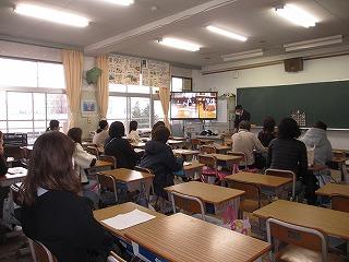 学級懇談会の様子