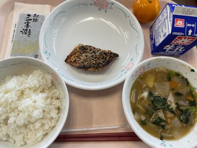 15日の給食