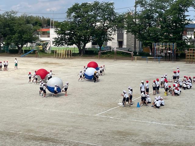 21日の3,4年の練習