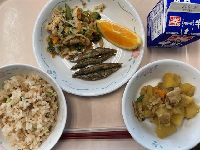 1日の給食