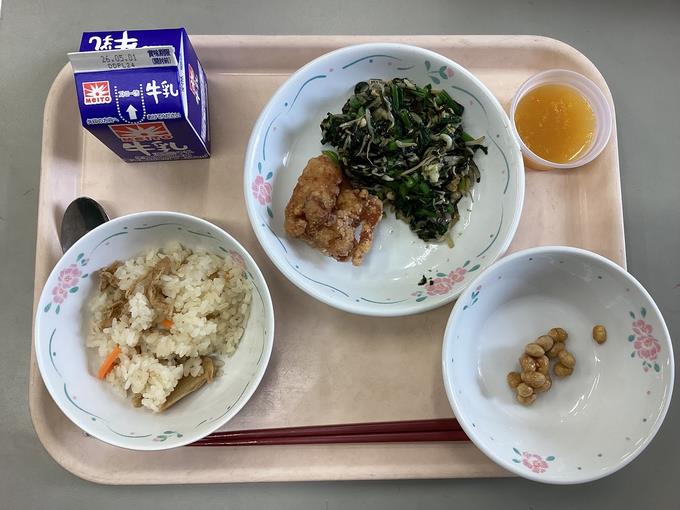 4月24日の給食