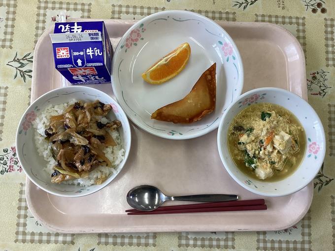 ６月１９日の給食