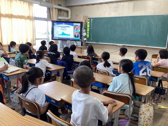 イラストやスライドをみながら、楽しく学びました。