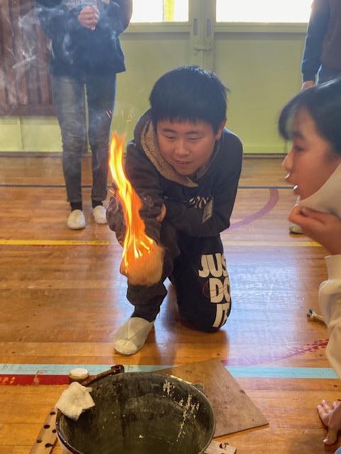 やった!火がついた