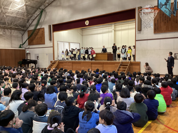 がんばった宮小っ子(表彰)