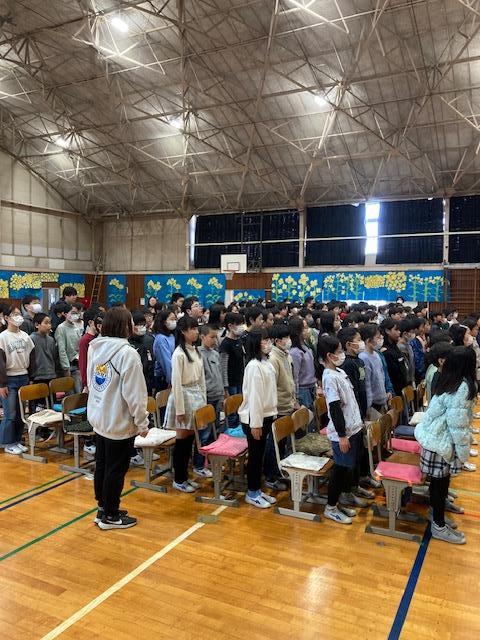 5年生(卒業式練習)