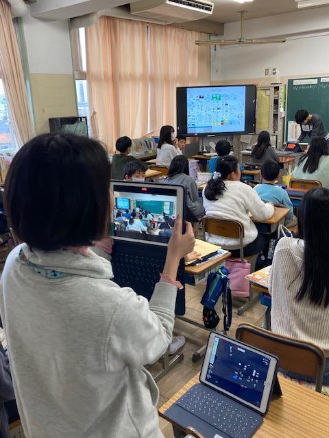 ふり返り用の動画撮影中