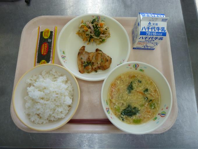 今日の給食