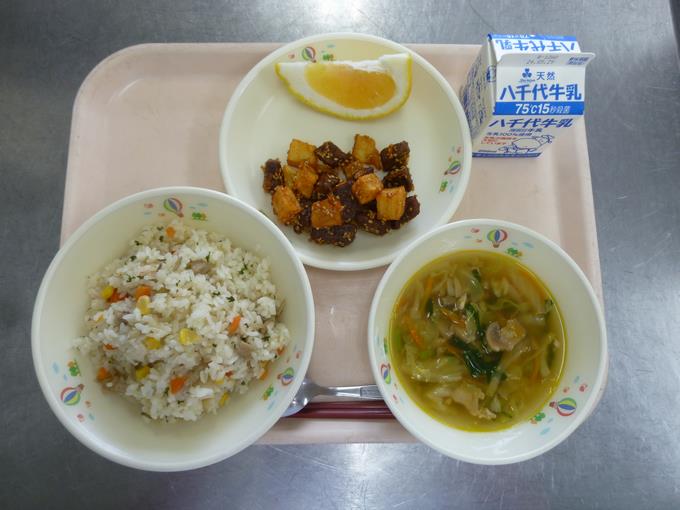 今日の給食