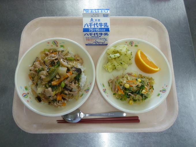 今日の給食