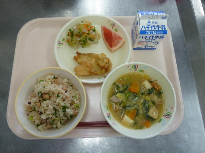 今日の給食