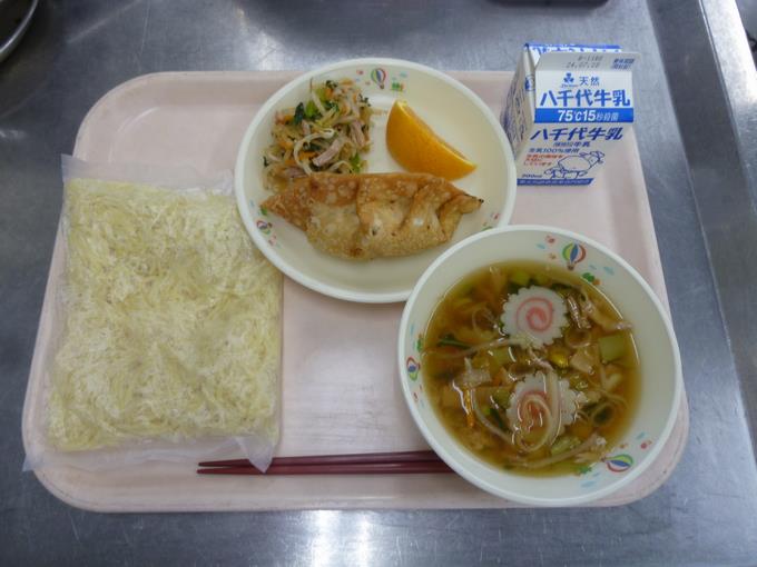 今日の給食