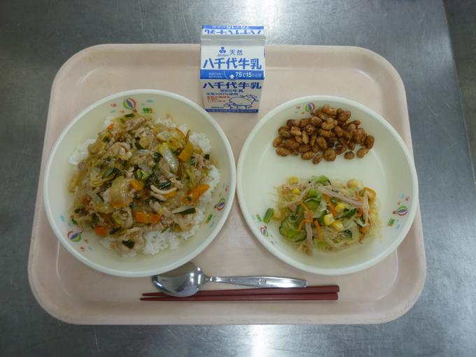 今日の給食